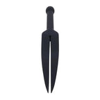 Sportsheets EDGE  Silicone Tawse Whip With Insertable Handle Black Sportsheets