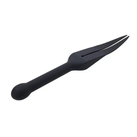 Sportsheets EDGE  Silicone Tawse Whip With Insertable Handle Black Sportsheets