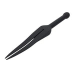 Sportsheets EDGE  Silicone Tawse Whip With Insertable Handle Black Sportsheets