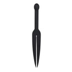 Sportsheets EDGE  Silicone Tawse Whip With Insertable Handle Black Sportsheets