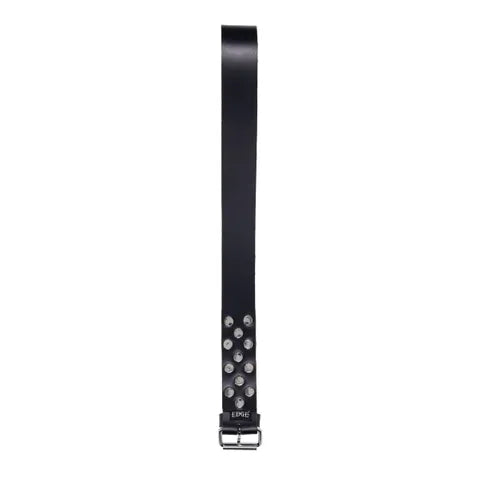 Sportsheets EDGE Black Leather Belt Spanker Whip For Impact Play Sportsheets