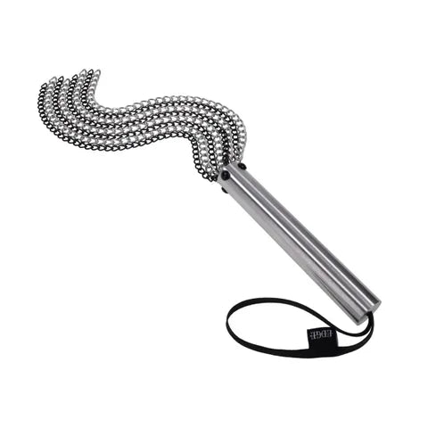 Sportsheets EDGE Metal Chain Flogger Whip For Sensory Play Sportsheets