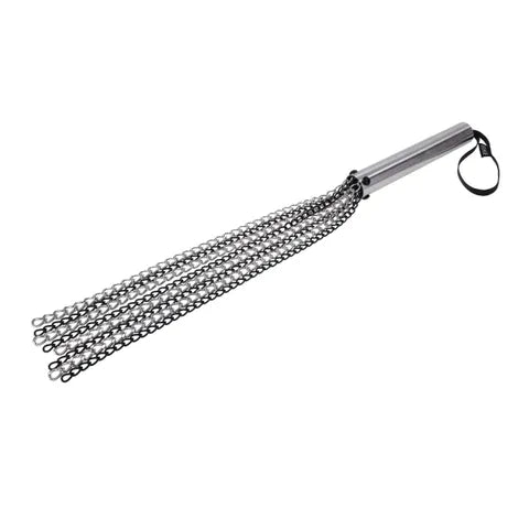 Sportsheets EDGE Metal Chain Flogger Whip For Sensory Play Sportsheets