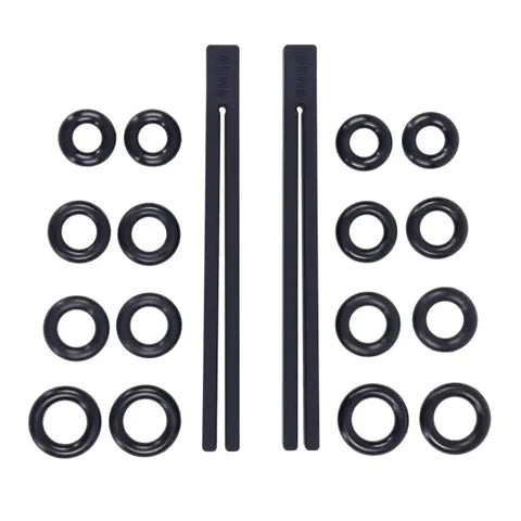 Sportsheets EDGE Silicone Pinching Rod Nipple Restraints Black Sportsheets
