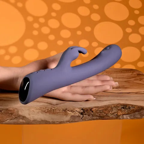 Evolved POPPIN GOOD TIME USB Rechargeable Rabbit Vibrator Purple 20 cm Evolved