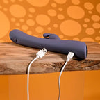 Evolved POPPIN GOOD TIME USB Rechargeable Rabbit Vibrator Purple 20 cm Evolved