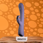 Evolved POPPIN GOOD TIME USB Rechargeable Rabbit Vibrator Purple 20 cm Evolved
