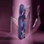 Evolved BOW DOWN USB Rechargeable Rabbit Vibrator Purple Evolved
