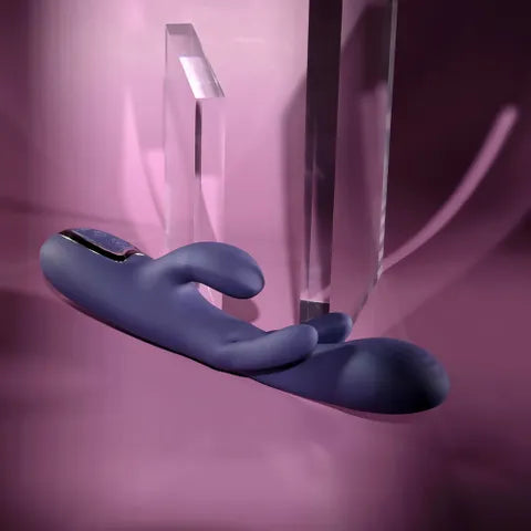 Evolved BOW DOWN USB Rechargeable Rabbit Vibrator Purple Evolved
