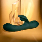 Evolved HEART OF GOLD USB Rechargeable Rabbit Vibrator Green Evolved