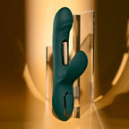 Evolved HEART OF GOLD USB Rechargeable Rabbit Vibrator Green Evolved