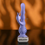 Evolved WIGGLY BUNNY USB Rechargeable Rabbit Vibrator With Suction Base Purple Evolved