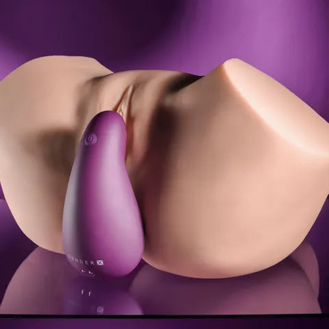 Gender X BJ BUDDY USB Rechargeable Vibrating Unisex Stimulator Purple Gender X