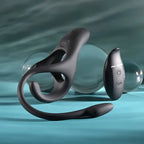 Zero Tolerance All The Bases Black USB Rechargeable Vibrating Cock Ring with Wireless Remote Zero Tolerance