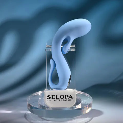 Selopa Smooth Operator USB Rechargeable Vibrator Blue Selopa