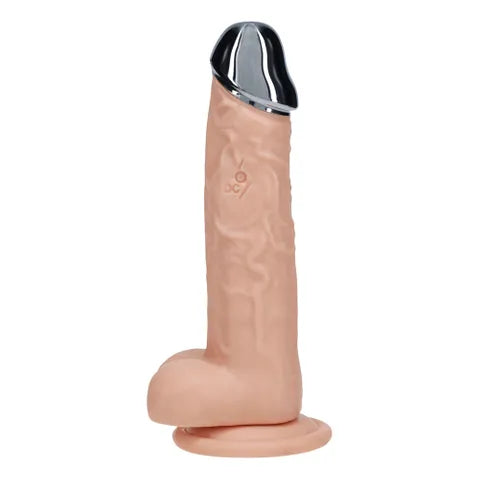 Shots Toys REALROCK Metal Head USB Rechargeable Vibrating Dildo With Wireless Remote 22 cm Secondary image