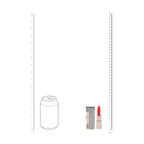 Shots Toys LOVELINE USB Rechargeable Lipstick Vibrator 8.3cm Red Shots Toys