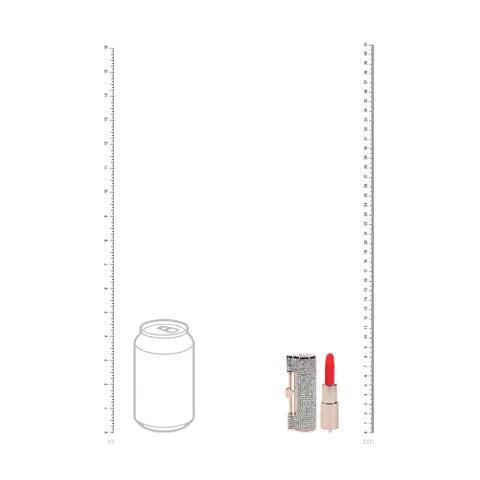 Shots Toys LOVELINE USB Rechargeable Lipstick Vibrator 8.3cm Red Shots Toys