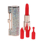 Shots Toys LOVELINE USB Rechargeable Lipstick Vibrator 8.3cm Red Shots Toys