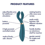 Satisfyer Endless Fun Battery Series Stimulator Green 23.5 cm Satisfyer