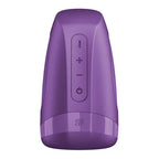 Satisfyer Men Heat Vibration Battery Series Heating & Vibrating Masturbator Purple Satisfyer