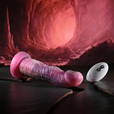 Gender X WHIMSICAL USB Rechargeable Vibrating Fantasy Dildo With Wireless Remote Pink Gender X