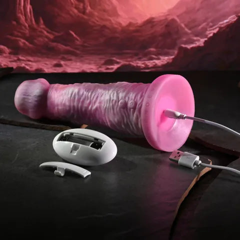 Gender X WHIMSICAL USB Rechargeable Vibrating Fantasy Dildo With Wireless Remote Pink Gender X