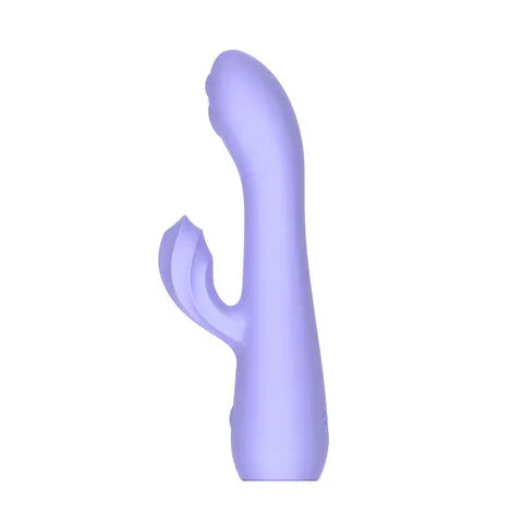 Adam & Eve GROOVY GLOW UPS Wavie USB Rechargeable Rabbit Vibrator Purple 16.5 cm Adam & Eve Main image