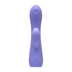 Adam & Eve GROOVY GLOW UPS Wavie USB Rechargeable Rabbit Vibrator Purple 16.5 cm Adam & Eve
