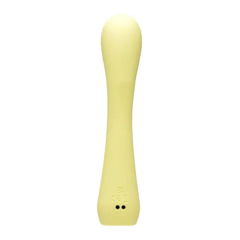 Adam & Eve GROOVY GLOW UPS Bendie USB Rechargeable G Spot Vibrator Yellow 18.4 cm Adam & Eve