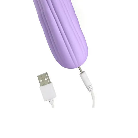 Adam & Eve HER MAJESTY USB Rechargeable Vibrating Massager Wand Purple 29 cm Secondary image
