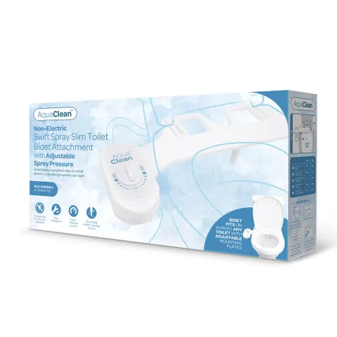 XGEN Products AquaClean Swift Spray Slim Toilet White Non Electric Bidet Attachment Secondary image