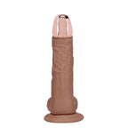 Shots Toys REALROCK Metal Head USB Rechargeable Vibrating Dildo With Wireless Remote 19 cm Shots Toys