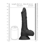 Shots Toys REALROCK Realistic Dong With Balls 25.4cm Shots Toys