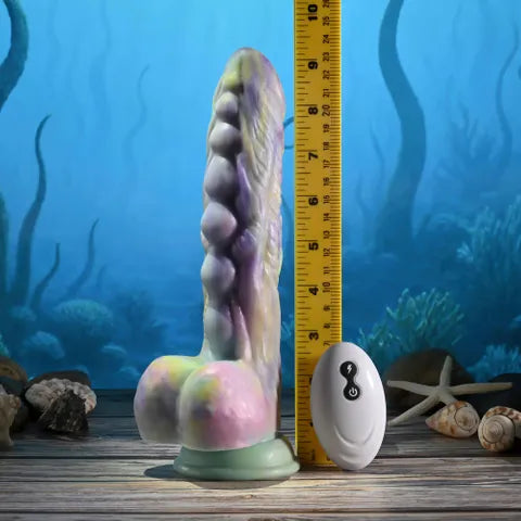 Gender X MONSTER'S BALL USB Rechargeable Vibrating and Thrusting Fantasy Dildo With Wireless Remote Gender X