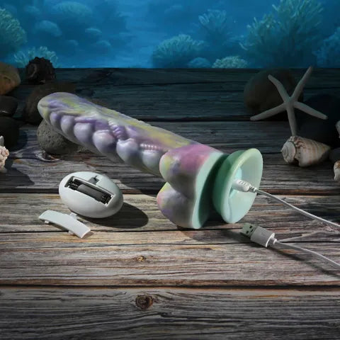 Gender X MONSTER'S BALL USB Rechargeable Vibrating and Thrusting Fantasy Dildo With Wireless Remote Gender X