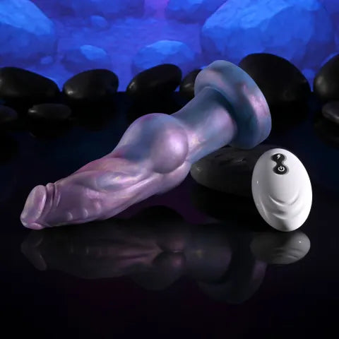 Gender X IMAGINARY FRIEND USB Rechargeable Vibrating Fantasy Dildo With Wireless Remote Purple / Pink Gender X