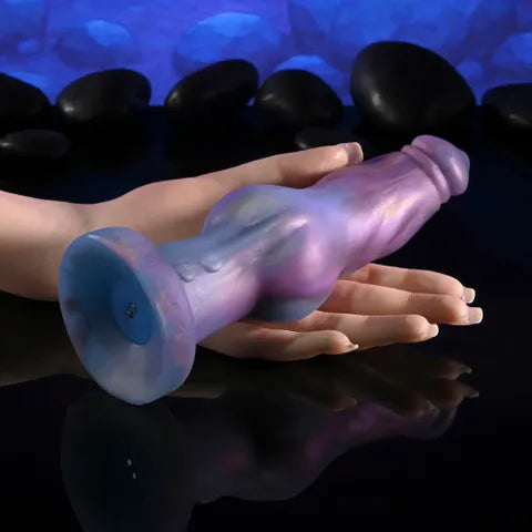 Gender X IMAGINARY FRIEND USB Rechargeable Vibrating Fantasy Dildo With Wireless Remote Purple / Pink Gender X