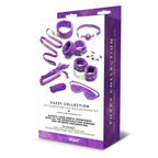 WhipSmart Fuzzy Everything You Need Bondage Kit Purple 12 Piece Set WhipSmart
