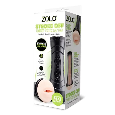Zolo Stroke Off Deep Throat BJ Flesh Mouth Stroker Zolo