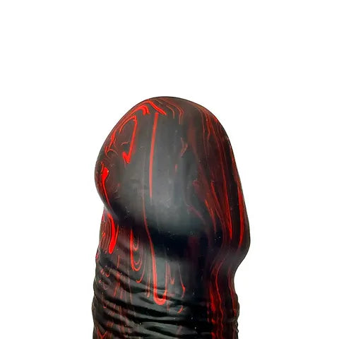 Adam & Eve THE BEDROCKER USB Rechargeable Thrusting Dildo With Wireless Remote 22.6cm Black / Red Secondary image