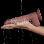 Lovetoy Dual Density Power Cock USB Rechargeable Vibrating Dildo 23cm Flesh Lovetoy