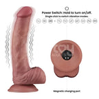 Lovetoy Dual Density Power Cock USB Rechargeable Vibrating Dildo 23cm Flesh Lovetoy