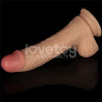 Lovetoy Power Basics USB Rechargeable Vibrating Dildo 21.6cm Flesh Lovetoy