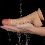 Lovetoy Power Basics USB Rechargeable Vibrating Dildo 21.6cm Flesh Lovetoy