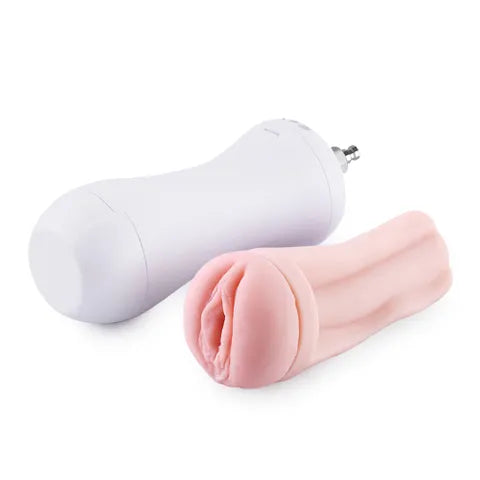 Hismith USB Rechargeable Vibrating Vagina Stroker Attachment For Hismith Sex Machines Hismith