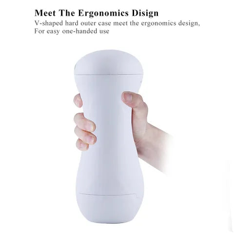 Hismith USB Rechargeable Vibrating Vagina Stroker Attachment For Hismith Sex Machines Hismith