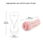 Hismith USB Rechargeable Vibrating Vagina Stroker Attachment For Hismith Sex Machines Hismith