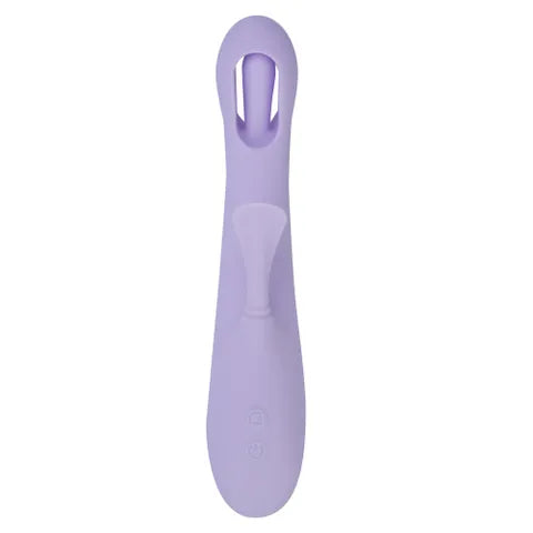 Maia CHARLI USB Rechargeable Flapping & Tapping Rabbit Vibrator Lavender 22.9 cm Maia Toys