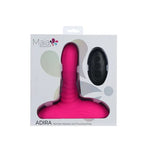 Maia ADIRA USB Rechargeable Thrusting Vibrator With Wireless Remote Pink Maia Toys